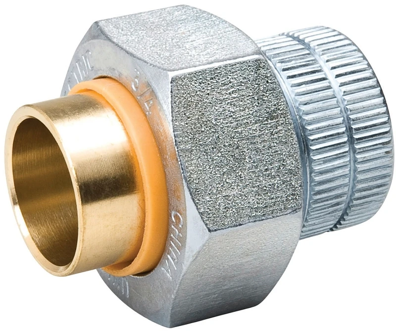 1 In. Fips X 1 In. Copper Sweat Brass Galvanized Dielectric Union
