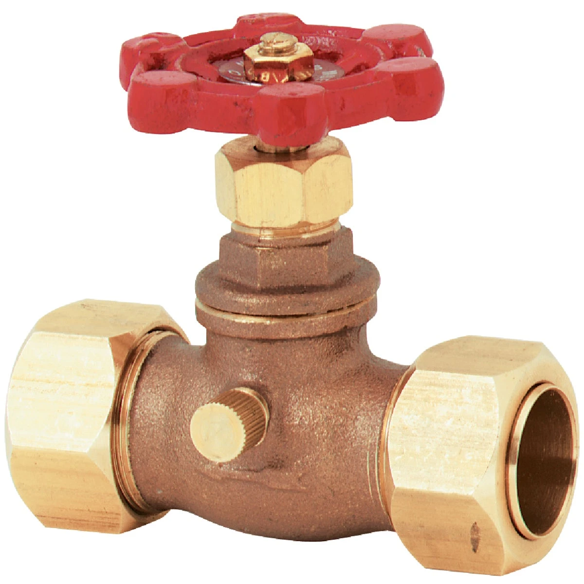3/4 In. C X 3/4 In. C Cast Brass Stop Valve - Heavy Duty
