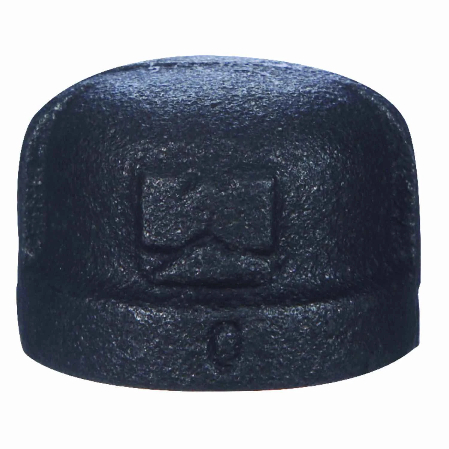3/8 In. Malleable Black Iron Cap - Female Pipe Fitting