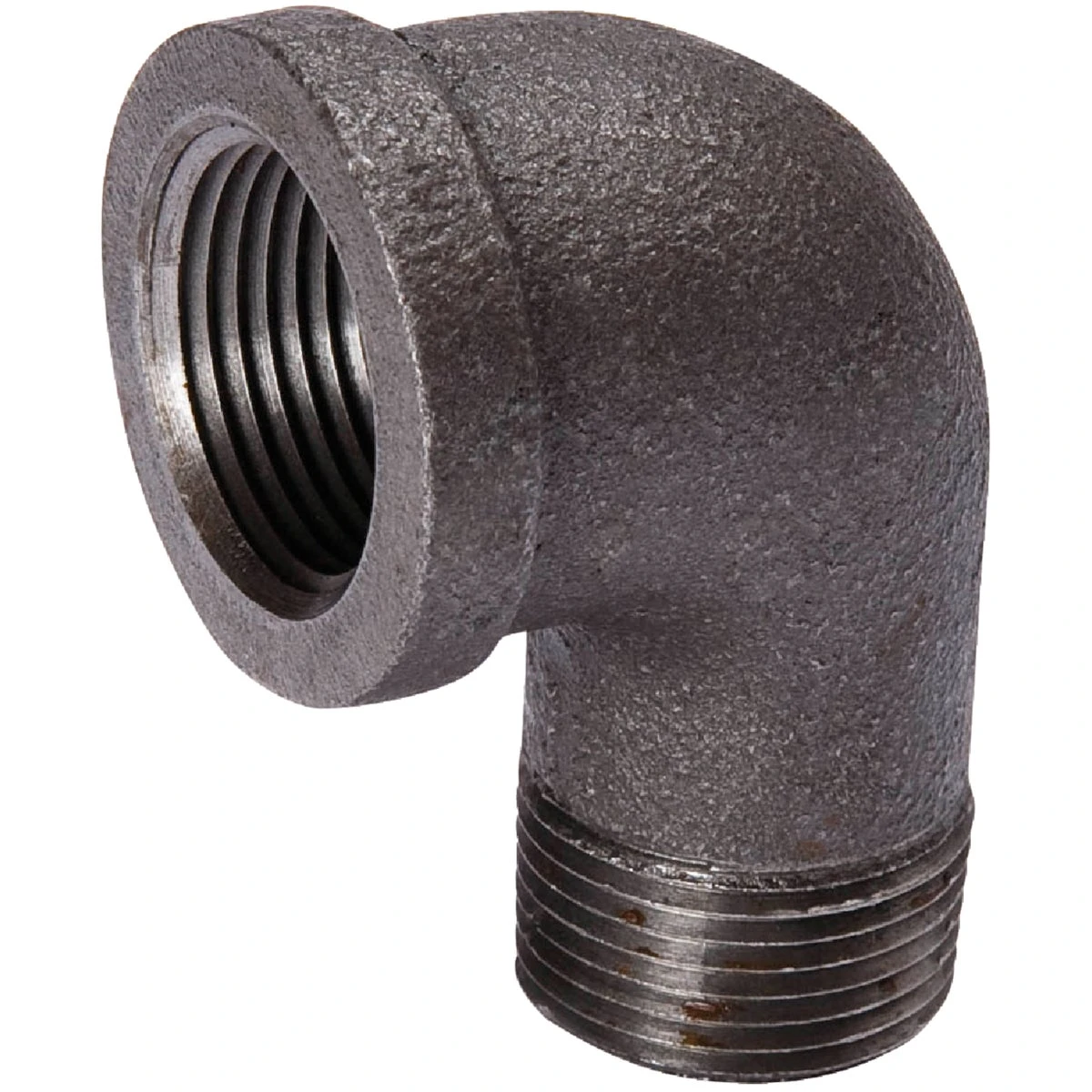 1-1/2 In. 90 Degree Malleable Black Iron Street Elbow Fitting