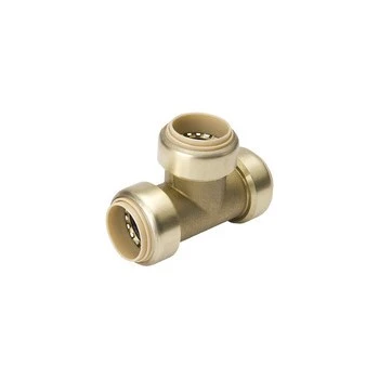 Push-On Pipe Tee 1 In. Copper