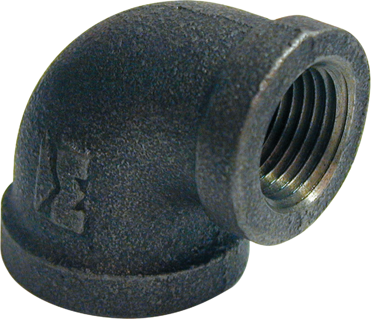 3/4 In. X 1/2 In. 90 Degree Reducing Malleable Black Iron Elbow