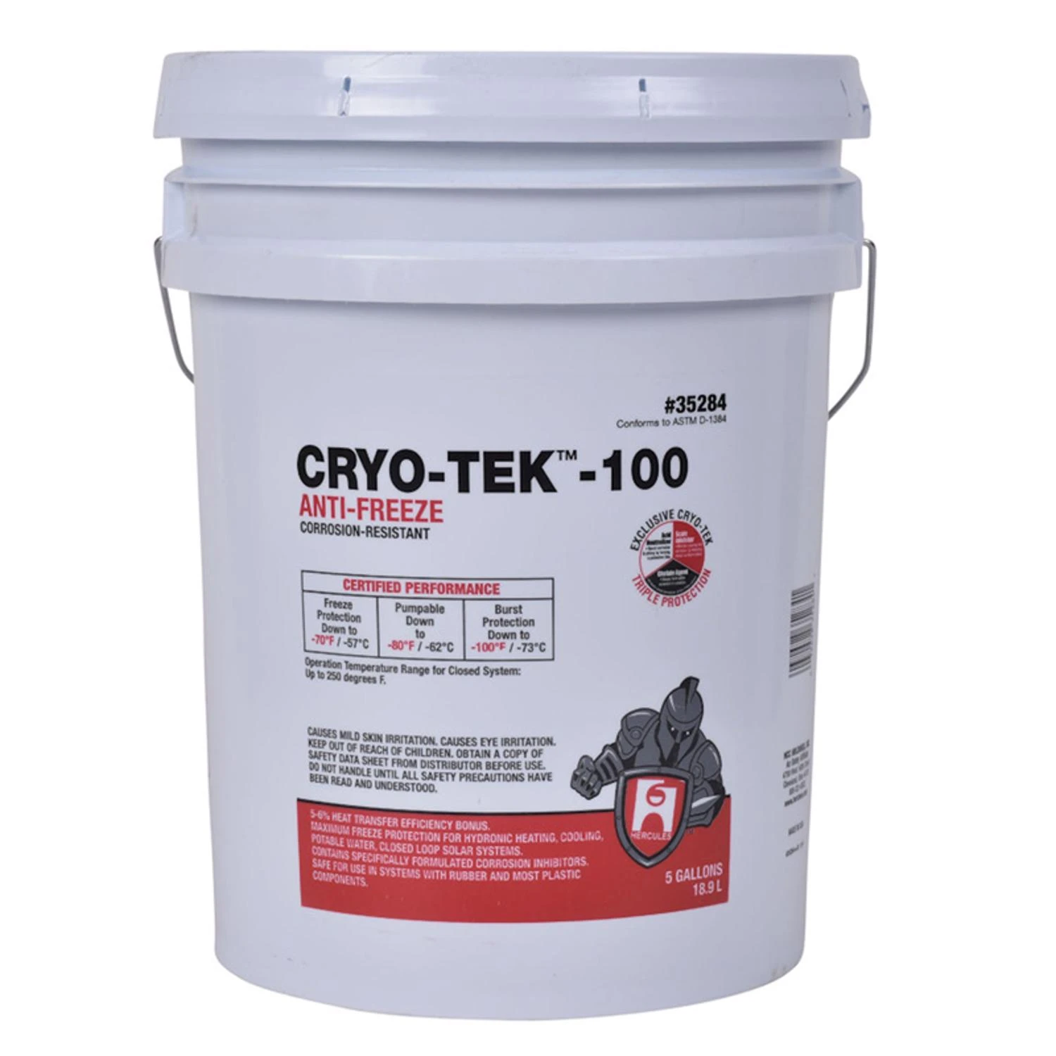 Cryo-tek Antifreeze 5 Gallon -100 Formula For Hydronic Systems