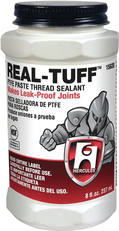 Hercules Real Tuff Thread Sealant, 1/2 Pint Container, High Strength Pipe Thread Compound