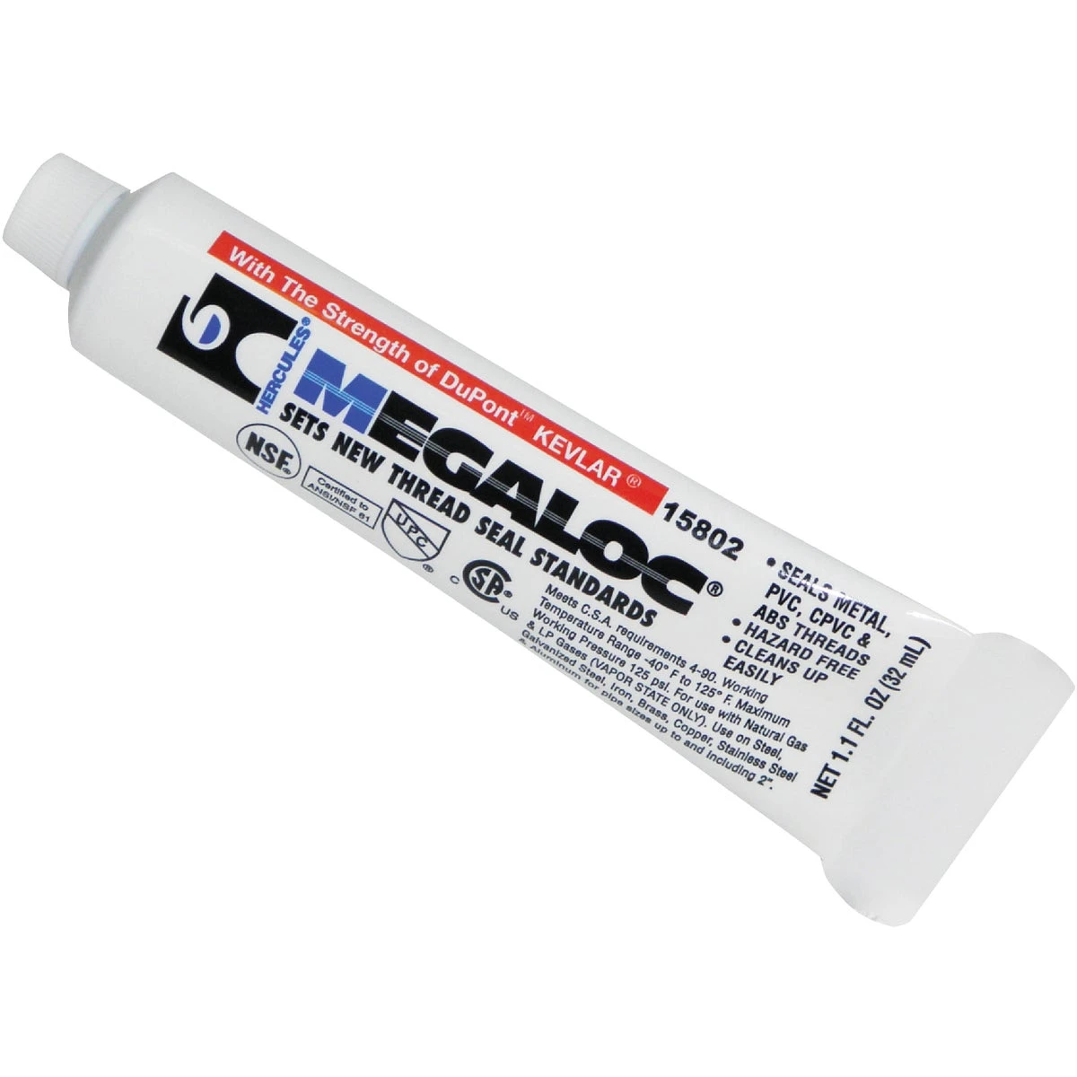 Megaloc 1.1 Fl. Oz. Blue Thread Sealant For Plastic & Metal