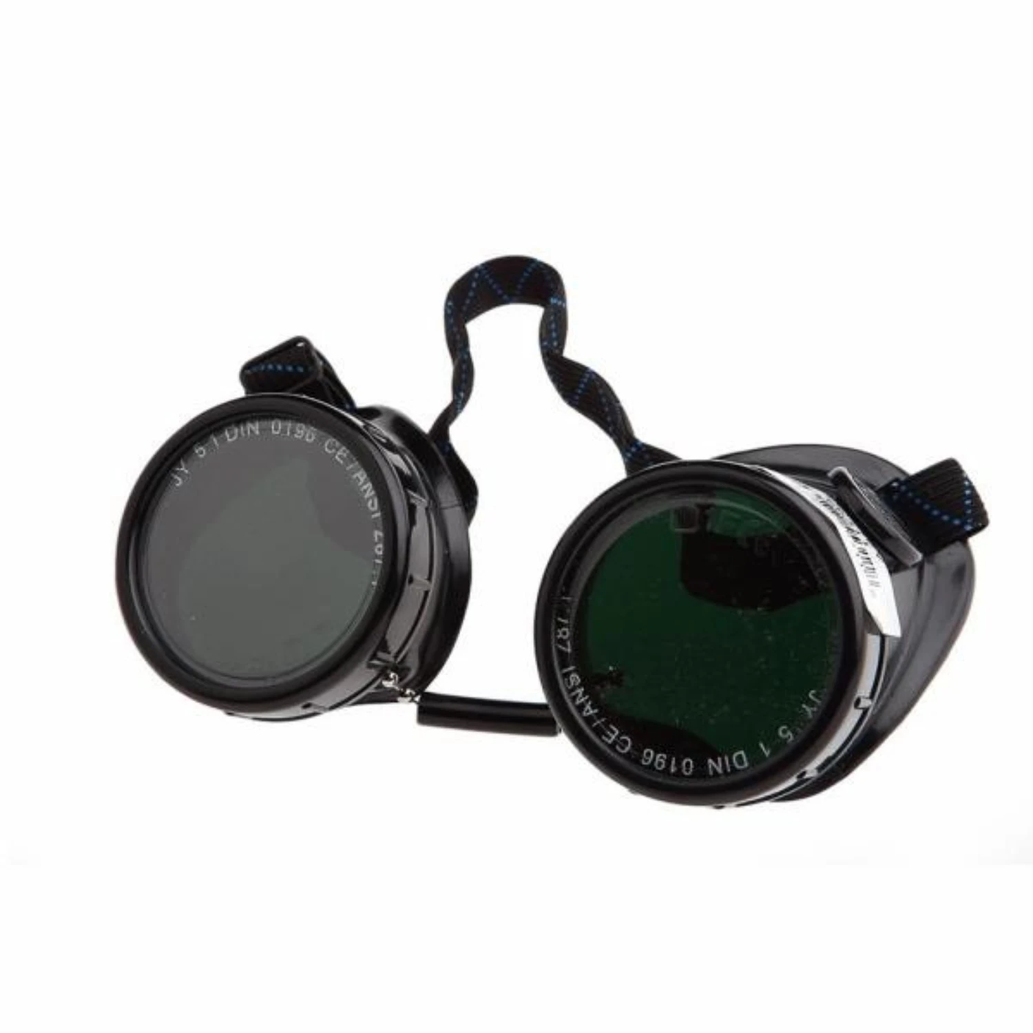 Forney 55311 Goggles, Oxygen Acetylene, Economy Eye-Cup 50MM Round Lens, Shade-5