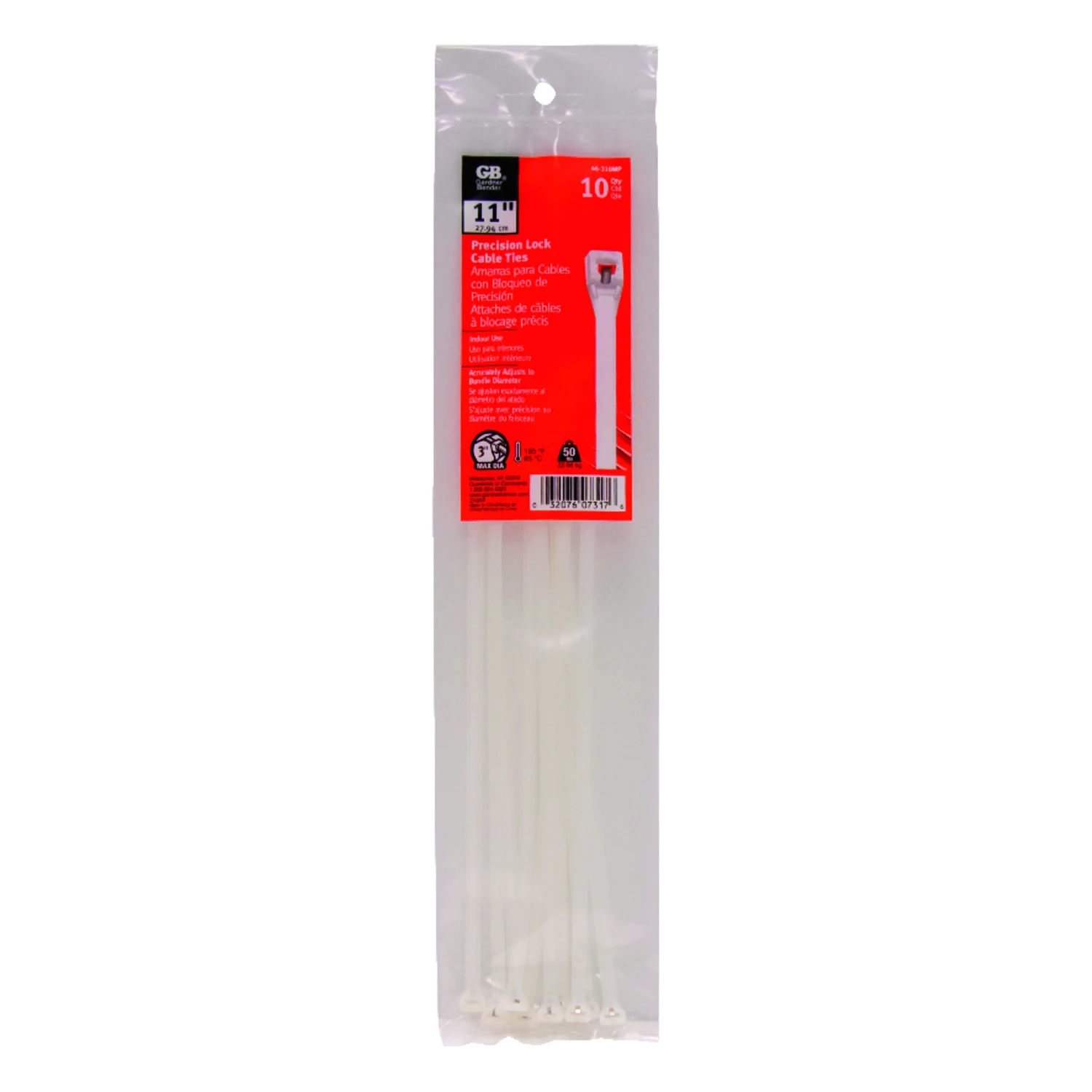 Cable Tie, 11-In., 10-Pk.