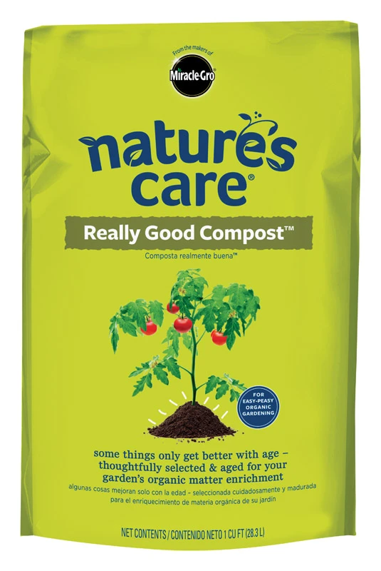 Nature's Care Organic Garden Compost, 1 Cubic Foot - Miracle-gro