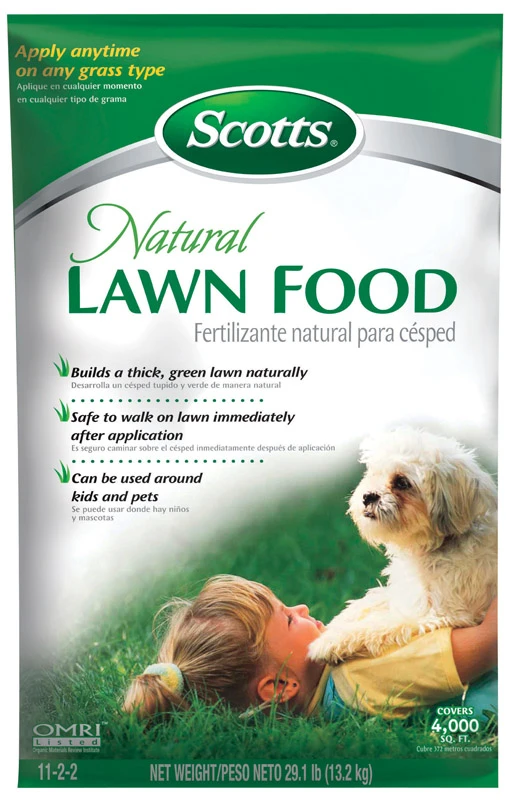 Natural All-purpose Lawn Fertilizer 29.5 Lb For 4000 Sq Ft Coverage