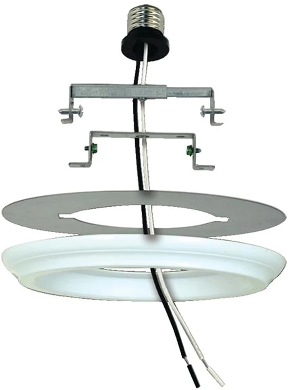 Recessed Can Light Converter, 4 To 6-inch Adjustable With Medallion