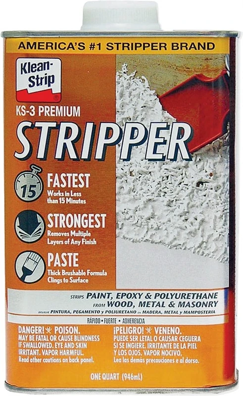 Qks3 Premium Stripper 1 Quart - Fast Acting Paint Remover