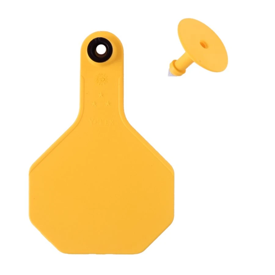 All American Livestock Tag, Blank, Medium, Yellow, 25-Pk.