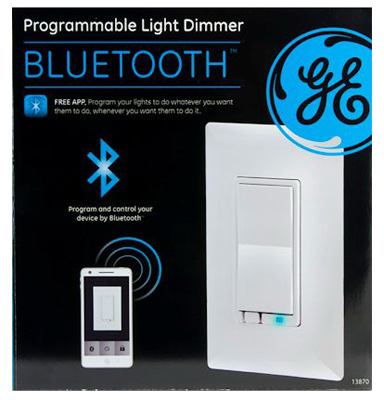 Ge Bluetooth In-wall Smart Dimmer Switch For Cfl & Led Lights, Model 13870