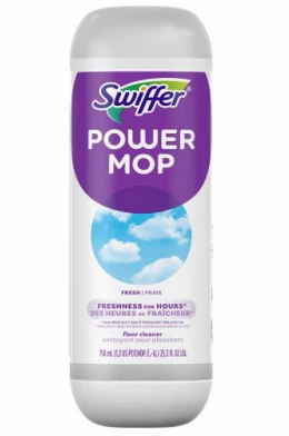 Power Mop Cleaning Solution, Fresh Scent, 0.75L