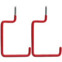 Screw-In Vinyl-Coated Utility Hook (2-Pack)