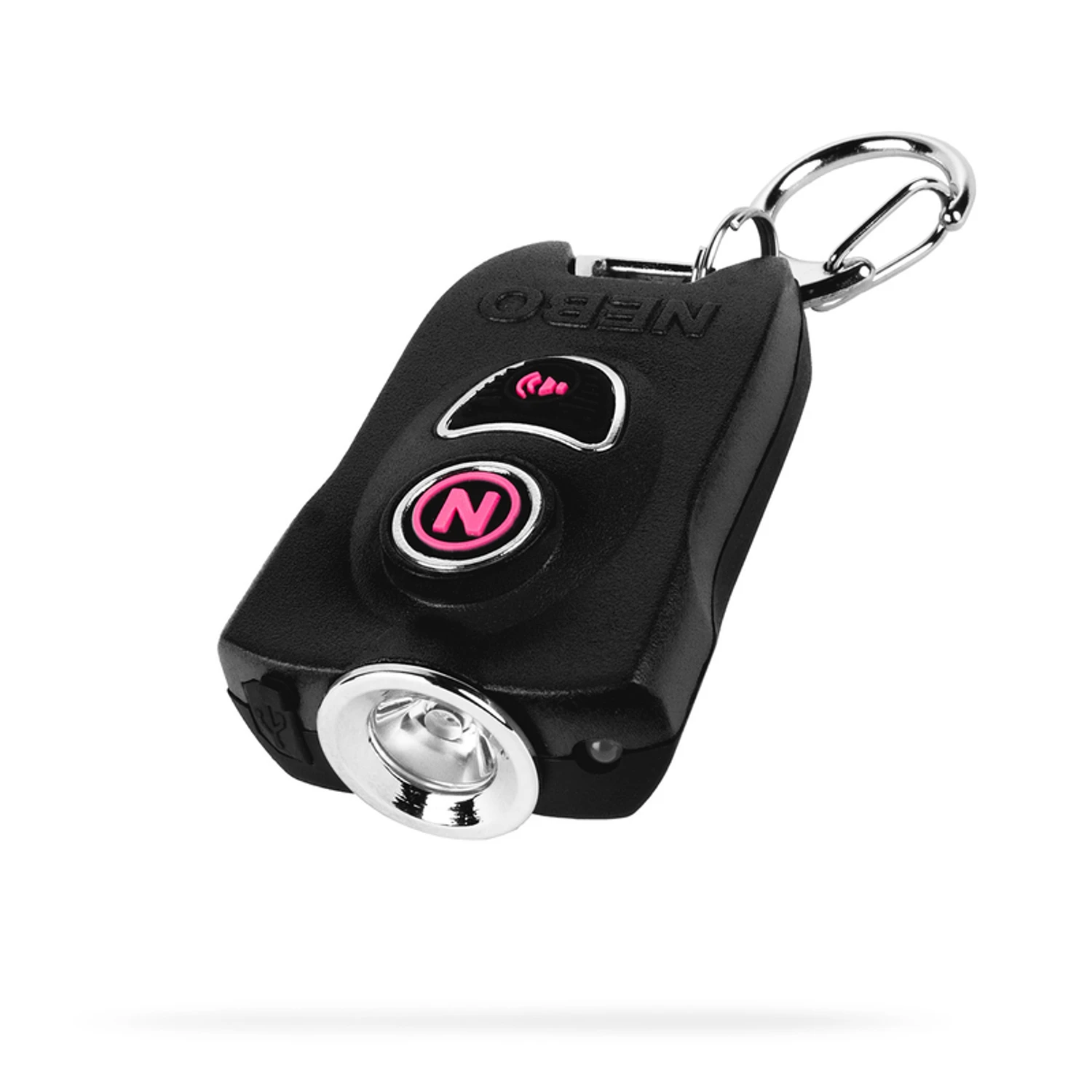 Mypal 400 Lumen Black Led Keychain Light With Rechargeable Battery