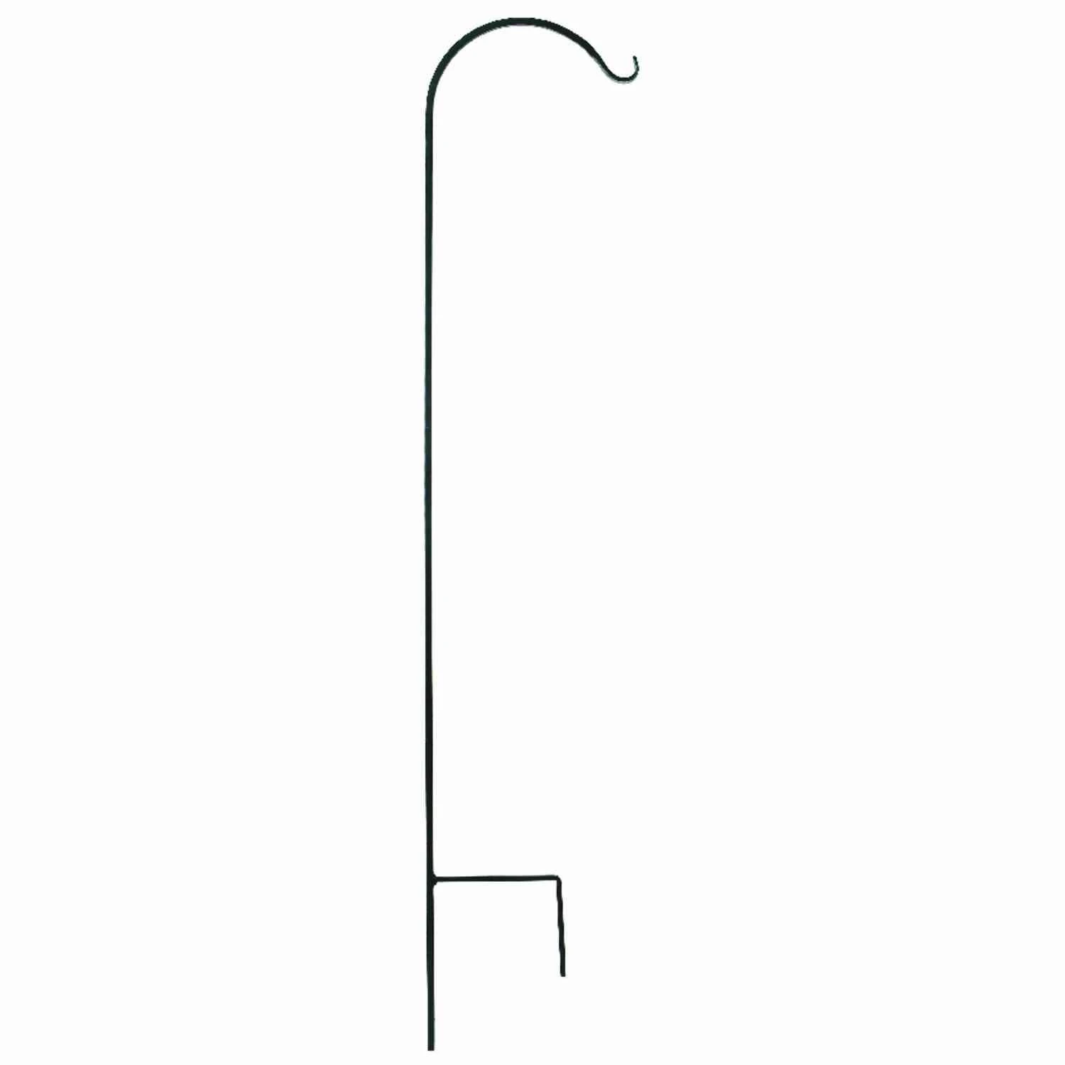 Panacea Black Steel 64 in. H Single Crook Plant Hook 1 pk