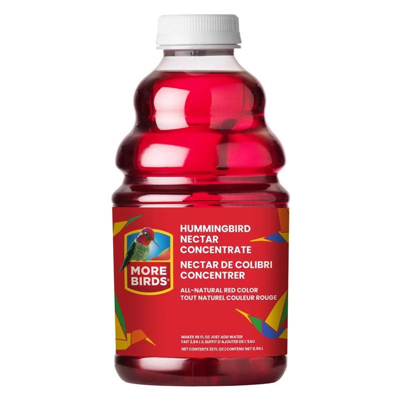 32 Oz. Red Liquid Concentrate Hummingbird Nectar With Vitamins And Minerals