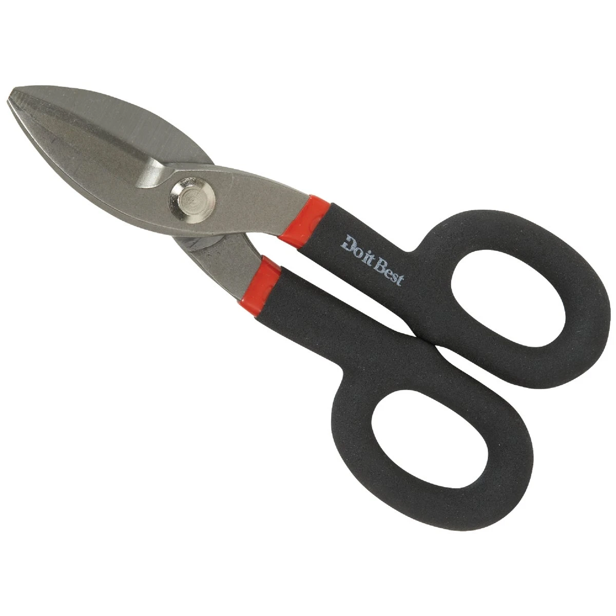 7 Inch Tin Straight Snips With Polished Blades And Cushion Handles