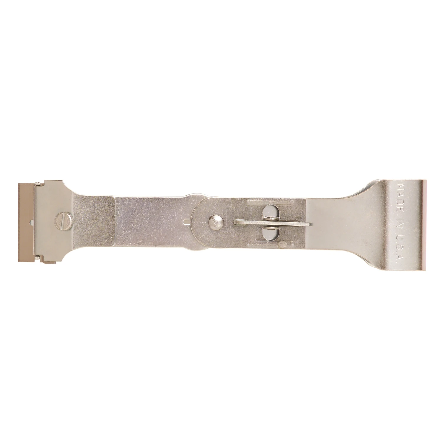 Heavy Duty Metal Folding Glass Scraper with 5 Replacement Blades