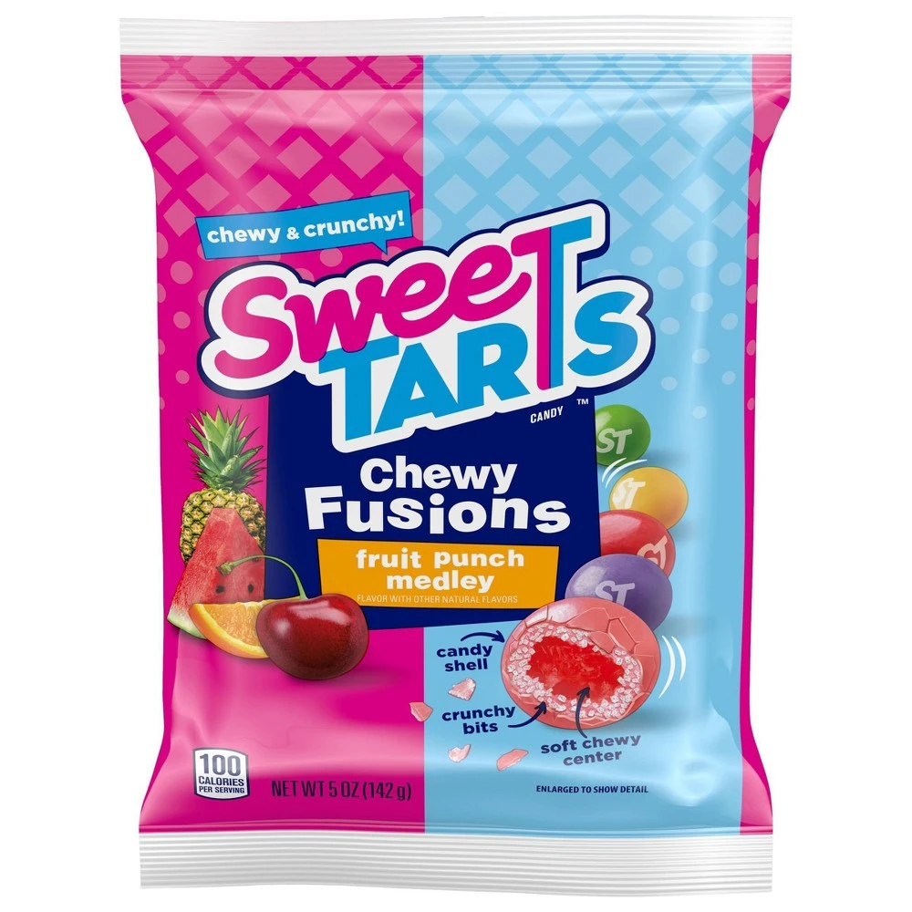 Chewy Fusions Candy, Assorted Flavors, 5 oz.