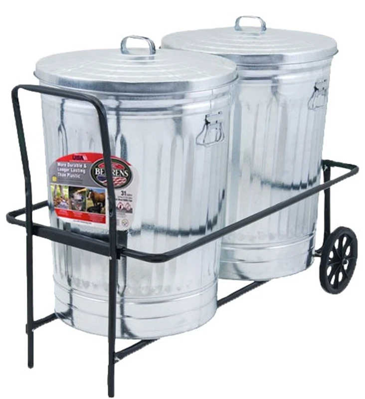 Trash Can Cart With 250 Lb Capacity, Model Ntc501