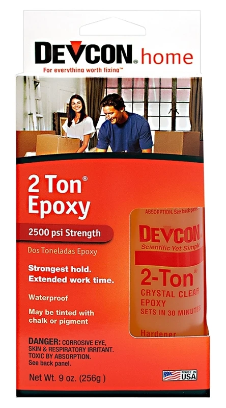 High Strength Epoxy Adhesive 9 Oz - Water-resistant, Strong Bonding For Multiple Surfaces