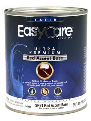 Easycare Satin Interior Latex Paint Red Base 29 Fluid Ounce