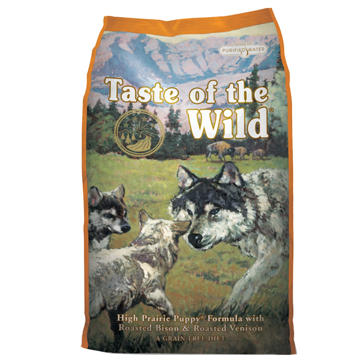High Prairie Puppy Roasted Bison And Venison Dry Dog Food 14 Lb