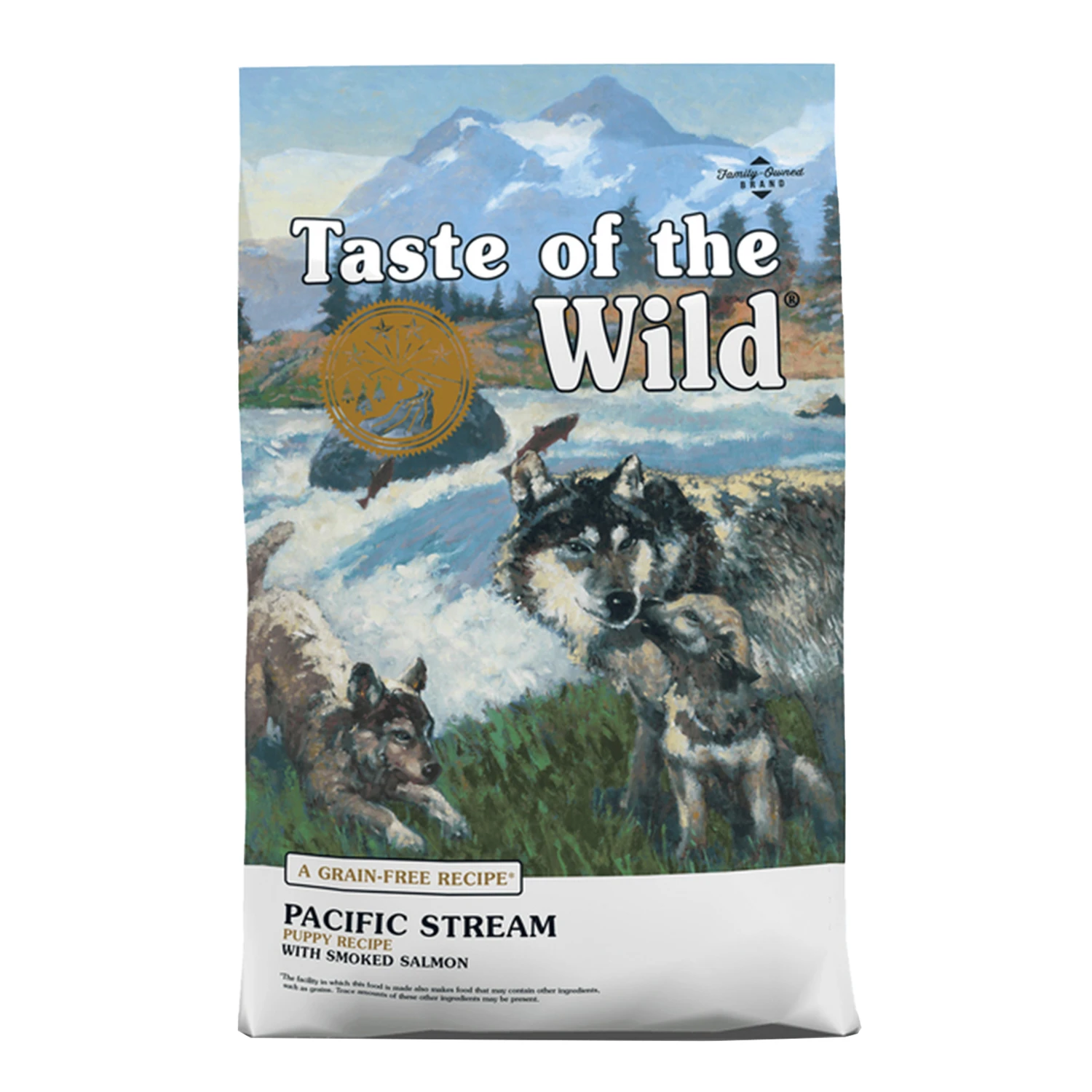 Pacific Stream Puppy Smoked Salmon Dry Dog Food Grain Free 14 Lb