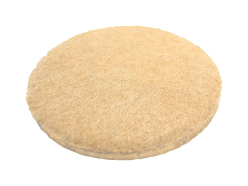 Shepherd Hardware 9928 Furniture Pad, Felt Cloth, Beige, 3 in Dia, Round