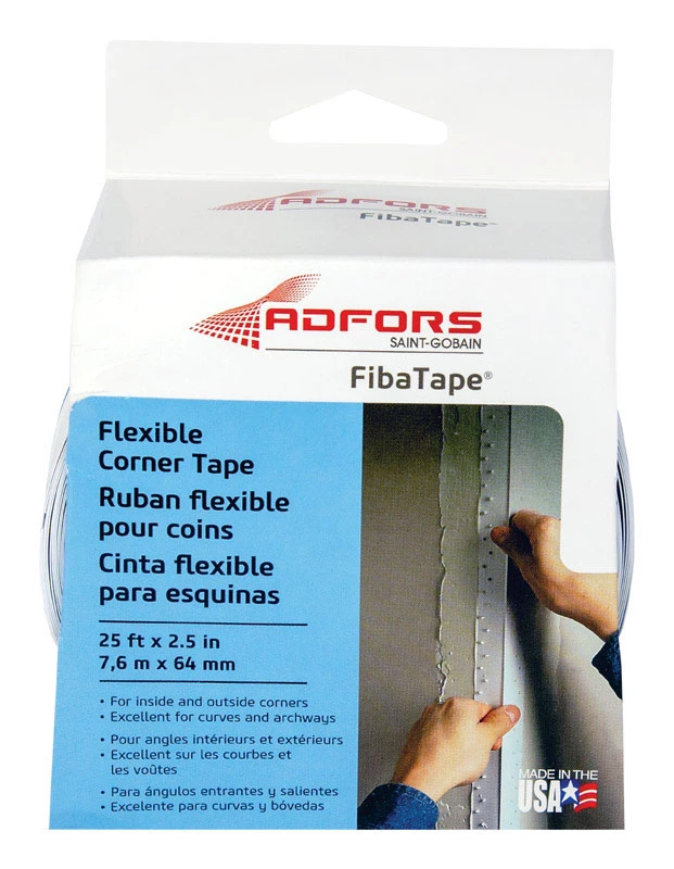 Flexible Corner Tape, 2.5 In. X 25 Ft. For Drywall And Plaster
