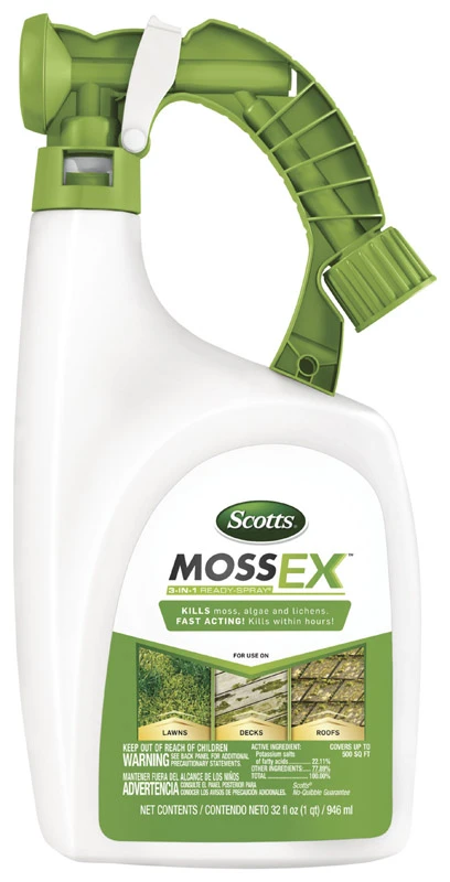 3-in-1 32 Oz. Ready To Spray Moss Killer For Effective Moss Control