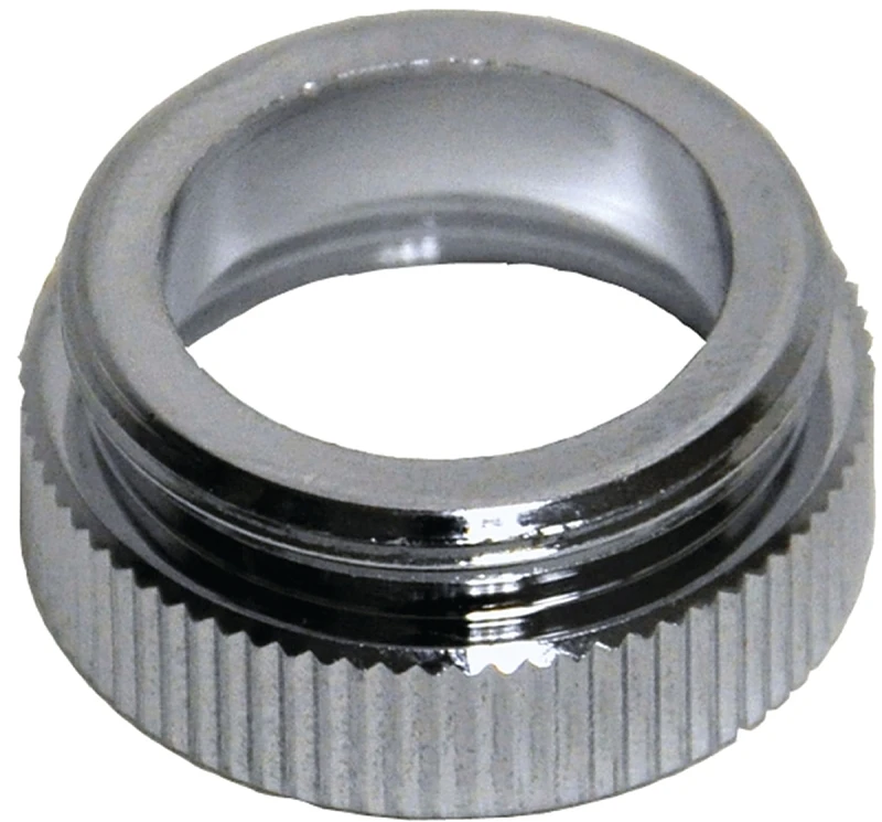 Danco Male Thread 55/64 in.-27M x 13/16 in.-24F Chrome Plated Aerator Adapter