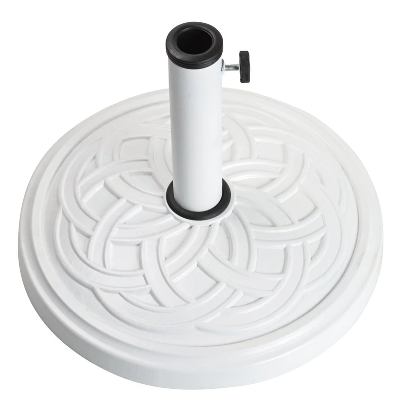Bond White Envirostone Umbrella Base 17.7 In. L X 17.7 In. W X 12.8 In. H