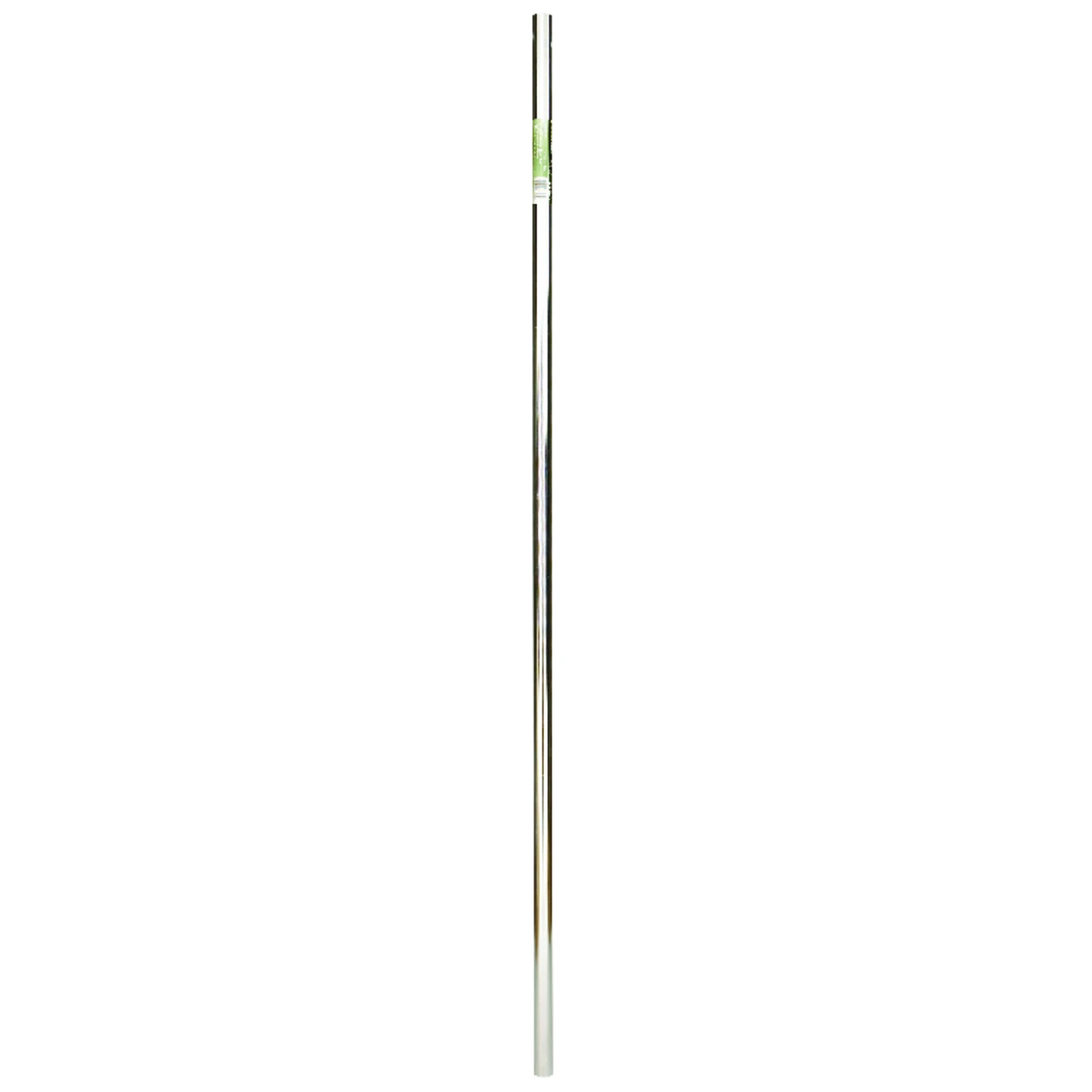 72 In. Polished Chrome Steel Closet Rod, 1-3/8 In. Diameter, Heavy-duty