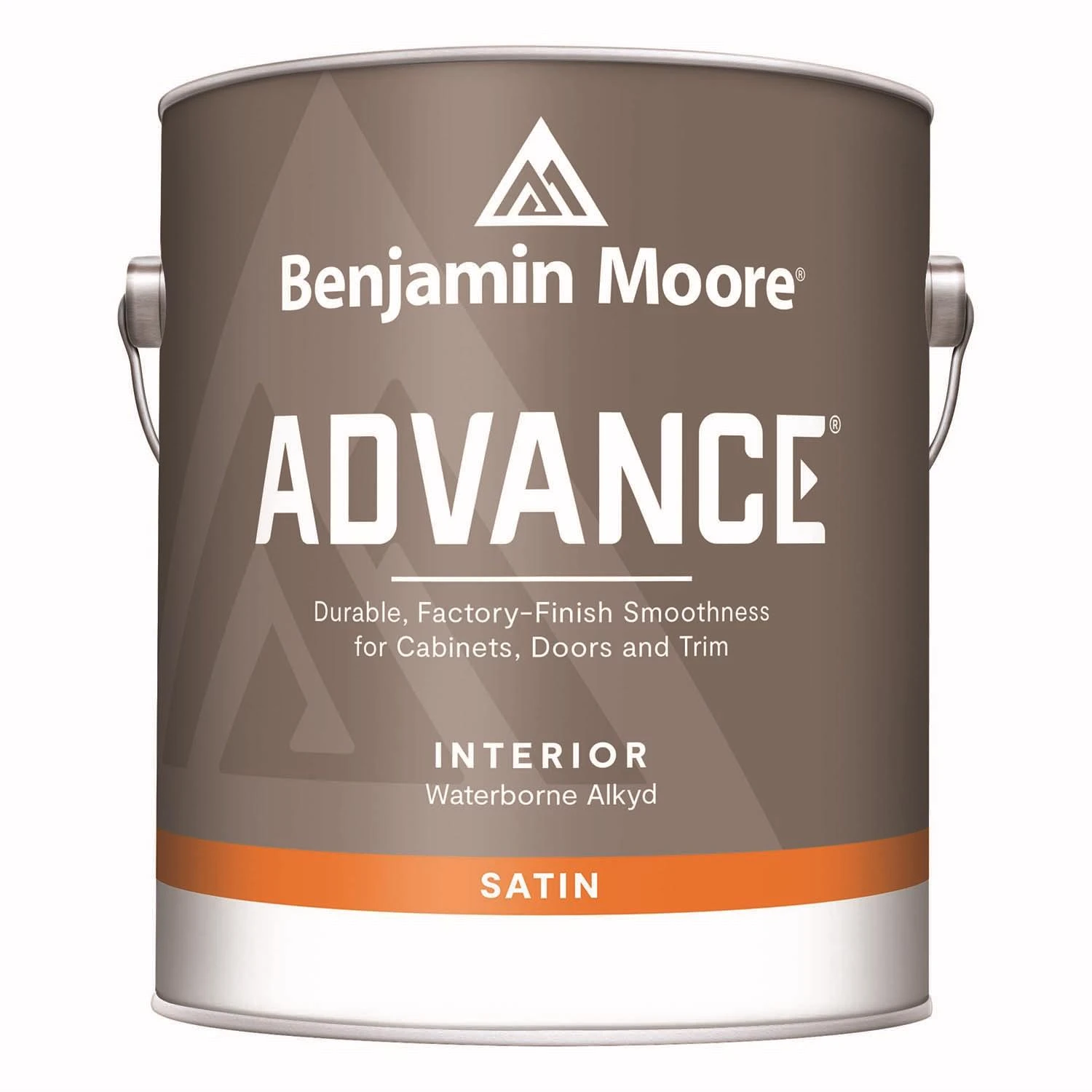 Advance Satin White Interior Paint 1 Gallon - Waterborne Alkyd Finish