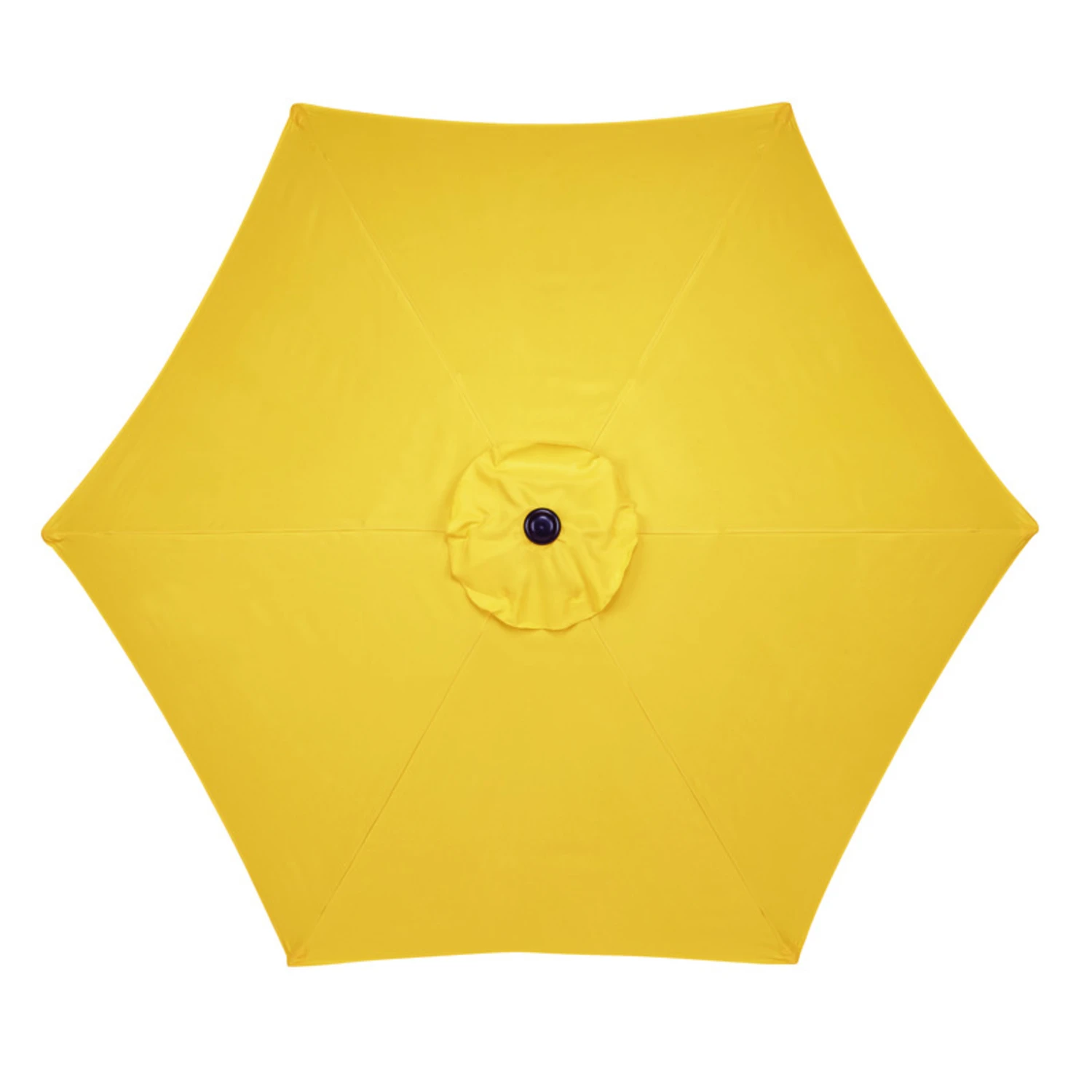 9 Ft. Tiltable Yellow Market Umbrella With Steel Pole