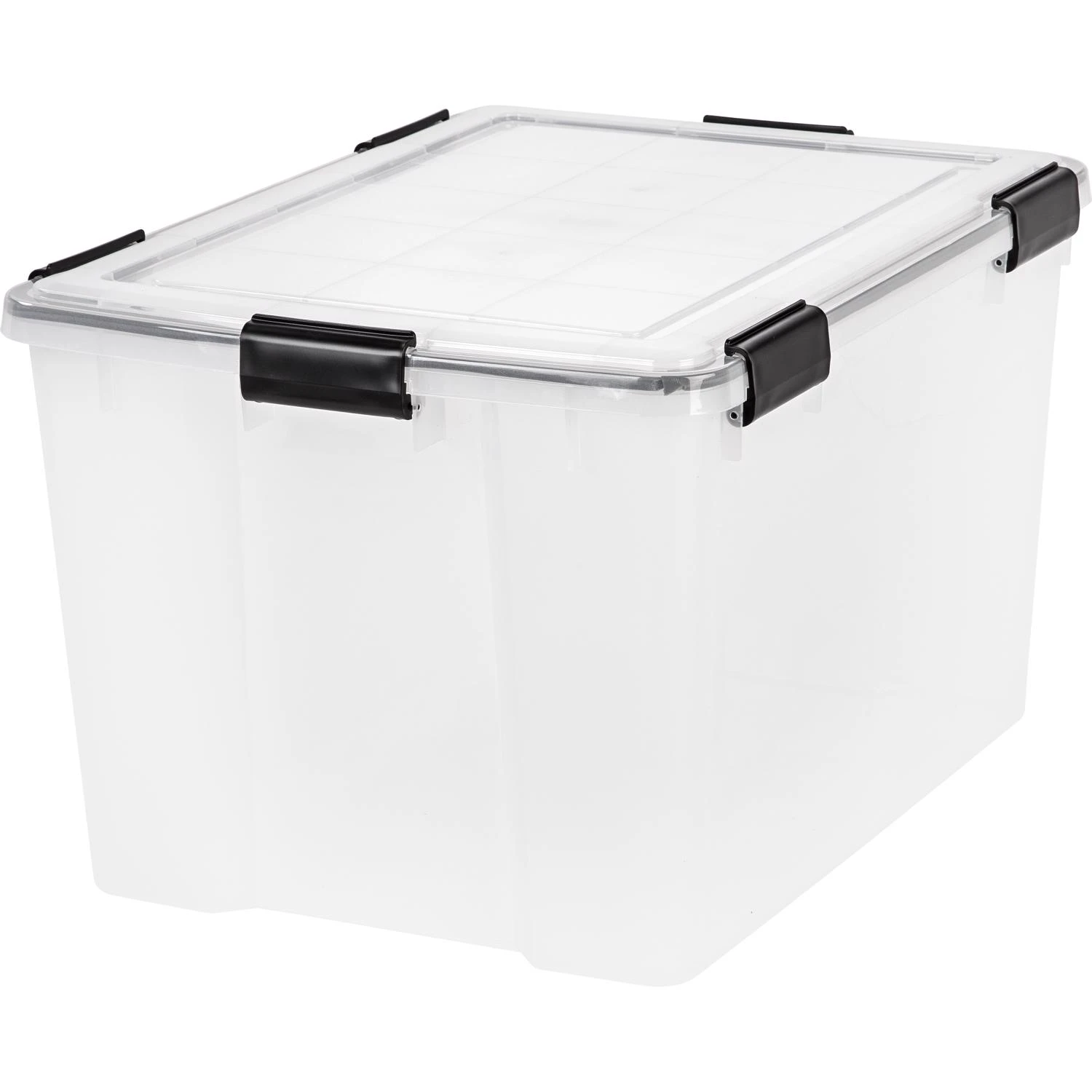 Weathertight 46 Quart Clear Storage Box 11.75 In. H X 15.75 In. W X 19.7 In. D