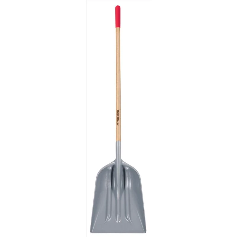 Tru-tough 62 In. Poly Scoop Shovel With 48 In. Wood Handle