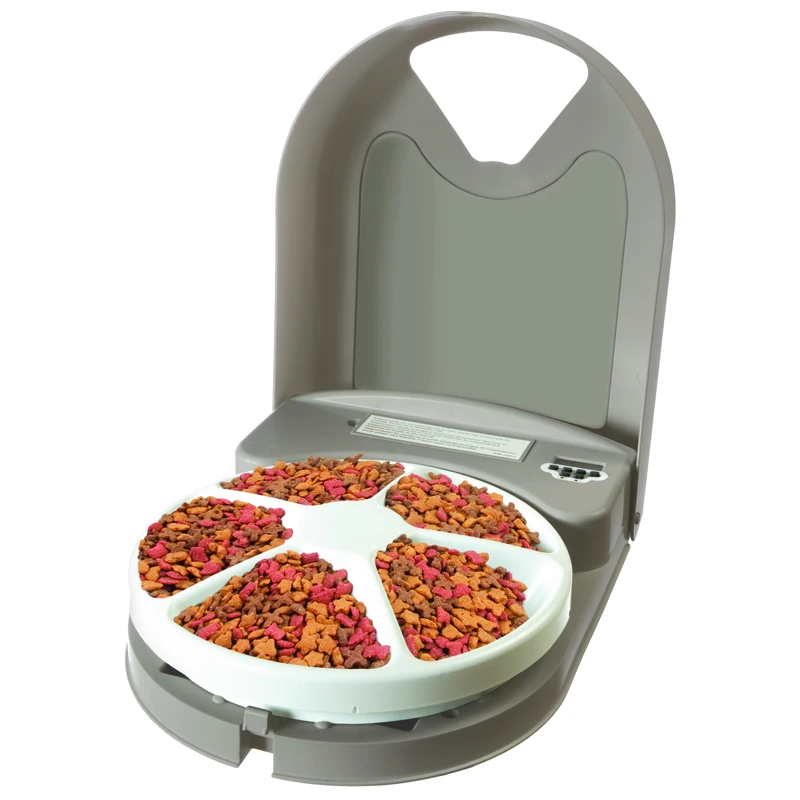 Eatwell Programmable 40-ounce Plastic Pet Feeder For Cats And Dogs