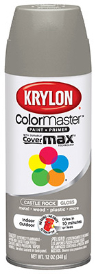Colormaster Gloss Castle Rock Spray Paint, 12 Oz. For Indoor/outdoor Use
