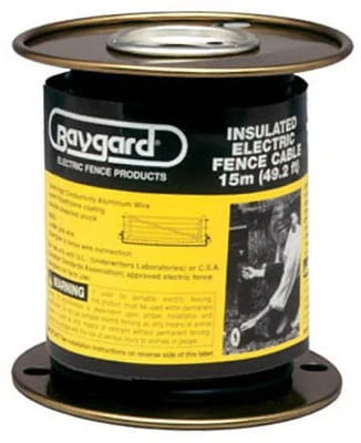 693 49.2 Ft. Underground Insulated Electric Fence Cable - Black