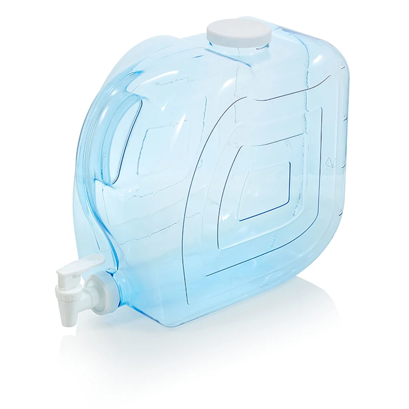 2 Gallon Blue Plastic Beverage Dispenser Model 763