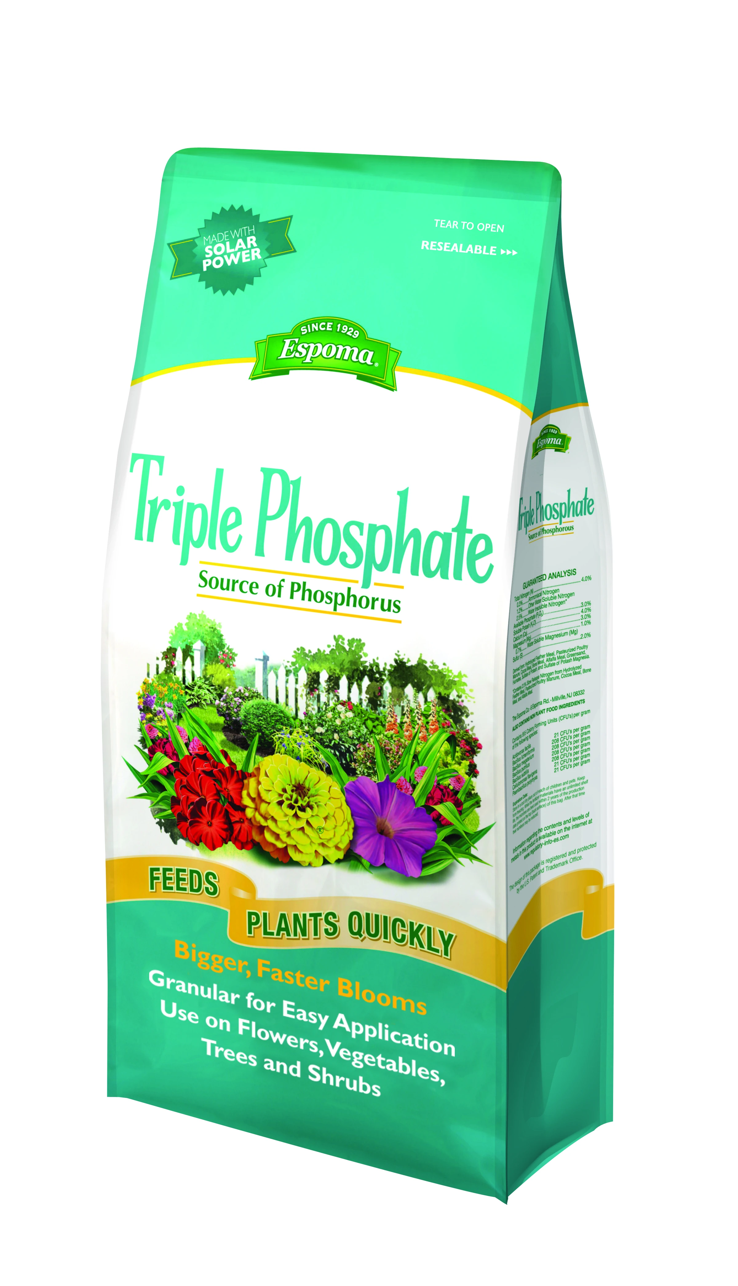 0-45-0 Triple Phosphate Fertilizer Granules, 6.5 Lb For Plants