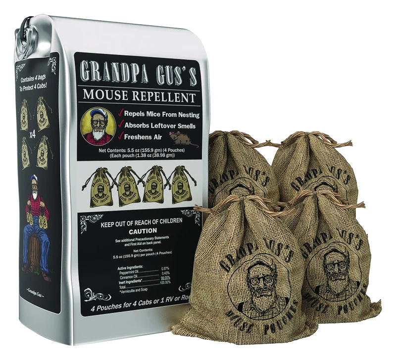 Grandpa Gus's Granular All Natural Mouse Repellent Pouch (4-Pack)