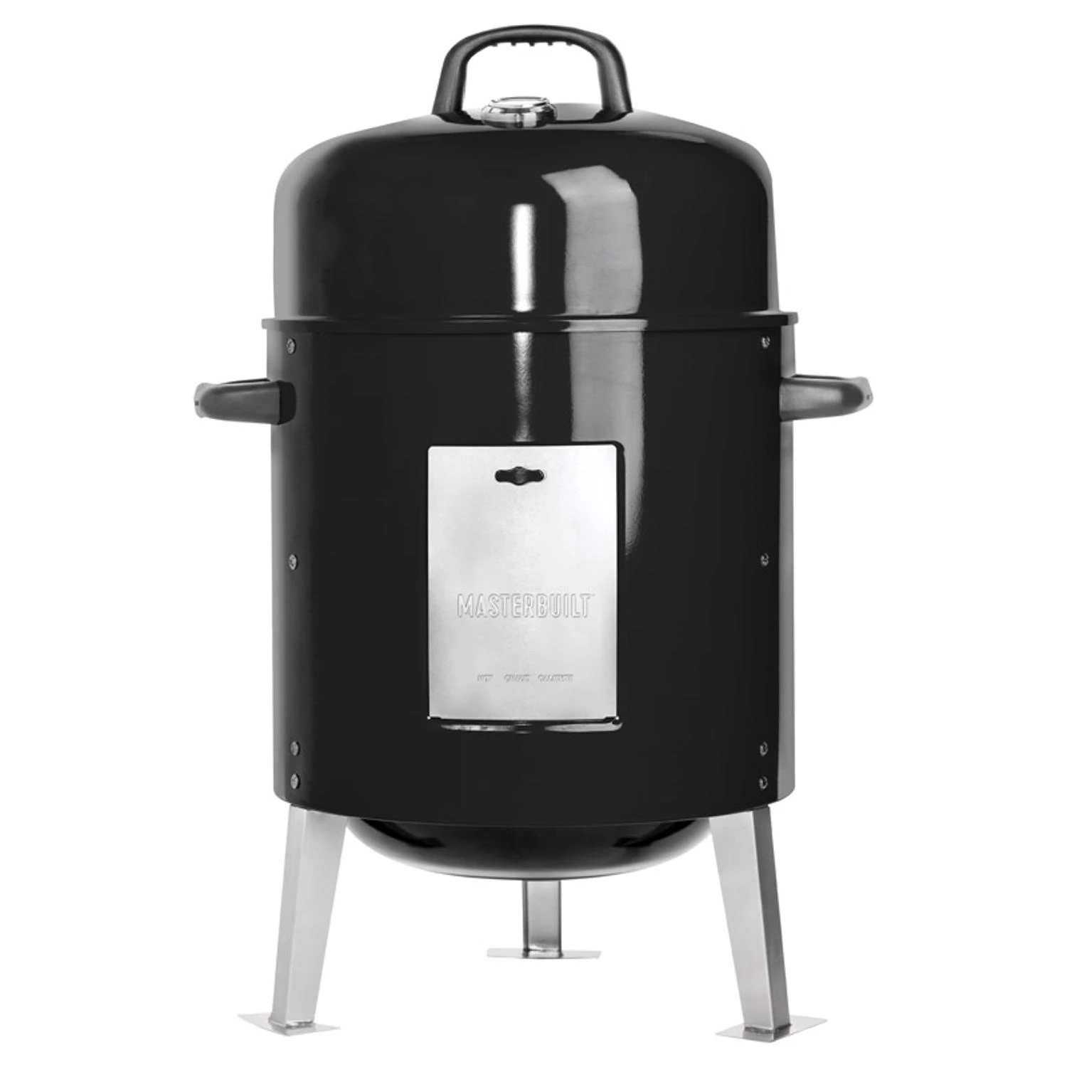 John Mclemore Signature Series Charcoal Bullet Smoker 31.5 In. Black