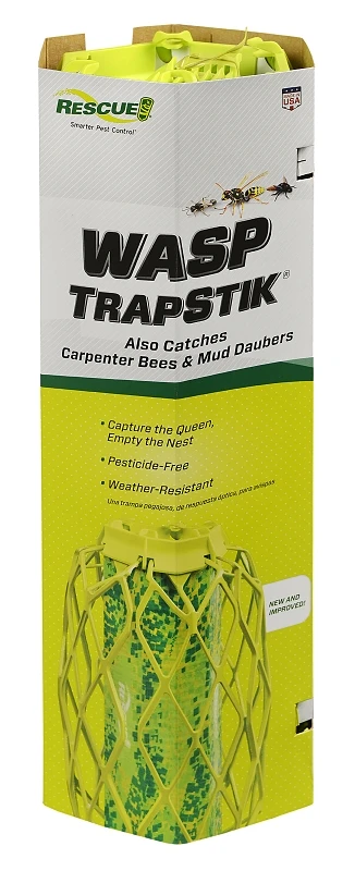 RESCUE! Mud Daubers and Carpenter Bees 1 Count Disposable Wasp Trap