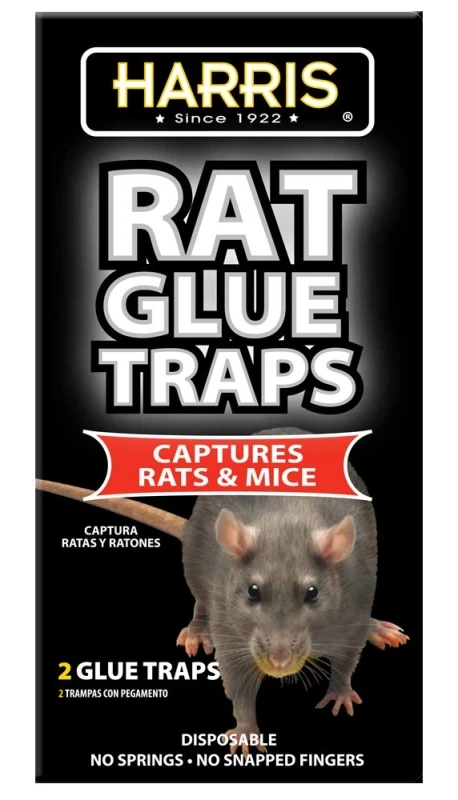 Blk-rg2 Pre-baited Rat Glue Trap, Plastic, 2 Pack