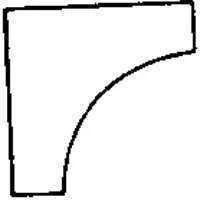 3/4x3/4x8' COVE MOULDING